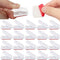 20 Pieces Self Adhesive Clips, Wall Clips,Tapestry Hangers,Photo Clips for Paper Flag Hanger,Sticky Clips for Teachers,Double-Sided Adhesive Sprin...