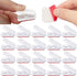 20 Pieces Self Adhesive Clips, Wall Clips,Tapestry Hangers,Photo Clips for Paper Flag Hanger,Sticky Clips for Teachers,Double-Sided Adhesive Sprin...