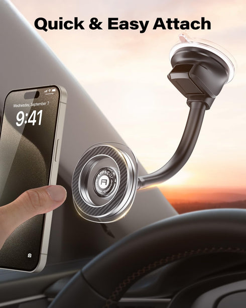 APPS2Car for Magsafe Car Mount, Magnetic Car Phone Holder Mount Fit for iPhone 15/14/13/12 Series/Magsafe Case......