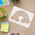 FINGERINSPIRE Rainbow Stencil Template 12"x8"/30x21cm Rectangle Rainbow Cloud Painting Stencil Reusable DIY Art Stencil for Walls and Crafts (Plas...