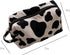 Cow Print Makeup Bag Corduroy Cosmetic Bag Cute Travel Pouch Bags White and Black Checkered Mini Makeup Purse Pouch Makeup Brushes Organizer Bag f...