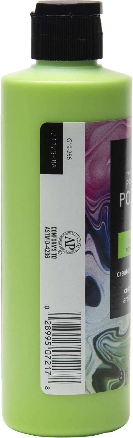 FolkArt Pre-Mixed Acrylic Pouring Paint, 8 oz, Sour Apple...