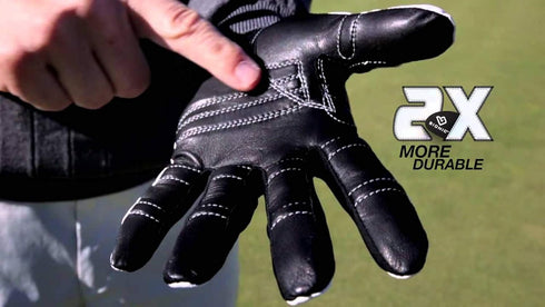 New Improved 2X Long Lasting Bionic RelaxGrip Golf Glove with Patented Double-Row Finger Grip System (Men's Cadet Medium, Worn on Left Hand)...