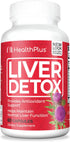 Health Plus, Liver Detox, Natural Herbal Liver Support & Detox Supplement with Milk Thistle, Dandelion and Turmeric Root, 60 capsules...