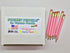 Half Pencils with Eraser - Golf, Classroom, Pew - Hexagon, Sharpened, 2 Pencil, Color - Pastel Pink, Box of 72 Golf Pocket Pencils TM...