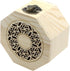 MY MIRONEY 3.7" x 2.4" Unfinished Wooden Box with Hollow Carved Pattern Lid Octagon Unpainted Wood Box Jewelry Box DIY Storage Case with Hinged Li...