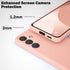 for Samsung Galaxy S24 Case with 2 Pack Screen Protector, Liquid Silicone with Soft Anti-Scratch Microfiber Lining Shockproof Protective Cover for...