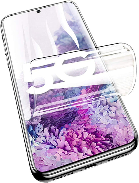 2Pack Upgraded Hydrogel Screen Protector For Samsung Galaxy S20 Fe 5G / S20 Fe, Non-breakable Flexible TPU&Case Friendly Transparent Soft Protecti...