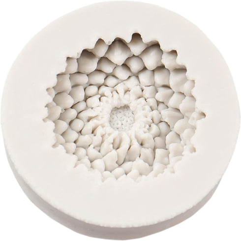 Chrysanthemum Flower Silicone Mold Flower Fondant Molds For Flower Cake Decoration Chocolate Candy Cupcake Topper Sugar Craft Polymer Clay Gum Pas...