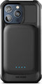 ENCASED 2-in-1 iPhone 15 Pro Max Battery Case Combo - Protective Full-Body Cover with Removable Power Bank (Compatible with MagSafe) Black...