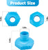 11238 Surface Skimmer Hose Adapter, Pool Vacuum Hose B Adapter Replacement for Intex above Ground Swimming Skimmer Wall Mount Attachment & 25016 P...