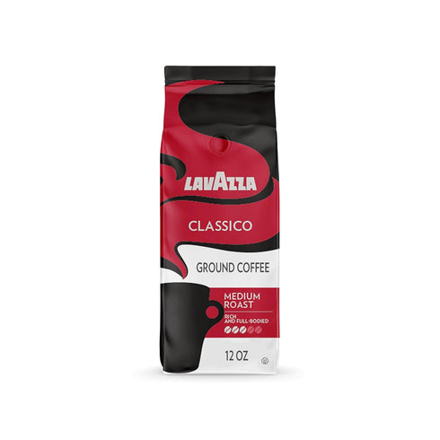 Lavazza Classico Ground Coffee Blend, Medium Roast, 12-Ounce Bag, Packaging May Vary...