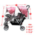 Weather Shield Double Popular for Swivel Wheel Stroller Universal Size Baby Rain Cover/Wind Shield Deal (Black)...