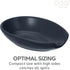 OGGI Spooner Ceramic Spoon Rest- Spoon Rest for Stove Top, Spoon Holder for Countertop, Kitchen Decor for Counter, Coffee Bar Accessories, Midnigh...