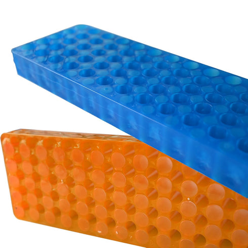 Polypropylene Microcentrifuge Tube Rack,Double Sided Plate Centrifugal Pipe Rack for 0.5ml-2ml Centrifugal Pipe...