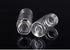 20 Pcs 10ml Glass Bottle,Sterile Transparent Vial,Seals Empty Vials, Lab Sample Vial, Empty Vials with Self Healing Injection Port,with Flip Off A...