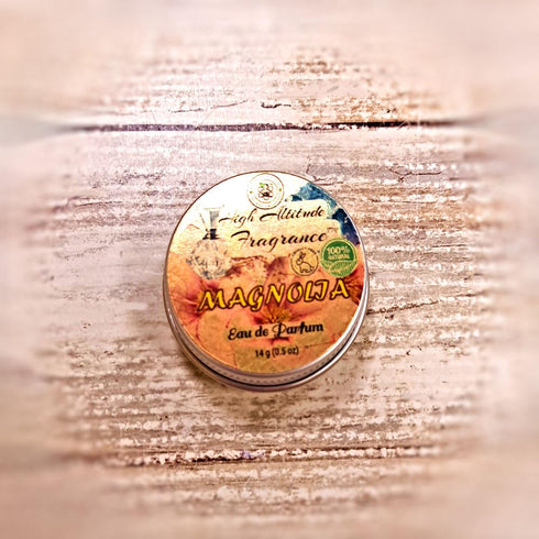 MAGNOLIA Perfume - Eau de Parfum - Solid Balm - Natural Essential Oils Aromatherapy Fragrance (Magnolia, Gardenia, Boronia, Champaca, Hyacinth, Na...