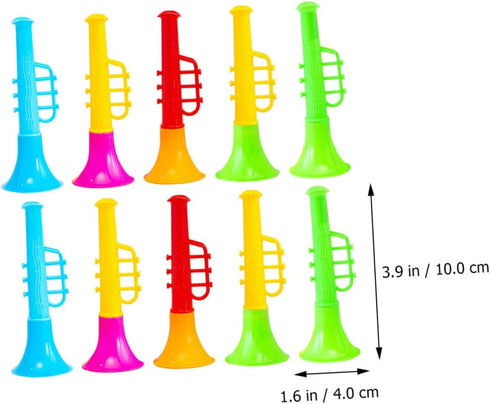 ibasenice 25pcs Trumpet Toy Toddler Toy Baby Instruments Puzzle Toy Party Noisemakers Music Saxophone Toy Basketball Whistle Stage Performance Tru...