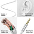 3.5mm Headphones Wired Earbuds for Chromebook Laptop,in-Ear Headset Earphones with HD Mic,Clear Call,Volume Control for Nintendo Switch,MP4/MP3,Sa...