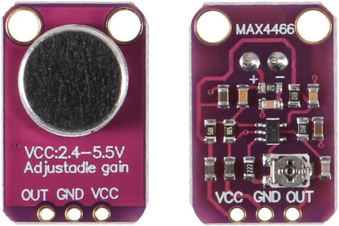 3PCS MAX4466 Electret Microphone Amplifier Module Breakout Sensor with Adjustable Gain Breakout Board....