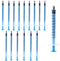 15 pcs 1ML/CC Plastic Syringe Disposable Individual Sealed Wrap Without Needle with Measurement for Scientific Feeding Pets Labs Watering Dispensi...