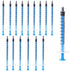 15 pcs 1ML/CC Plastic Syringe Disposable Individual Sealed Wrap Without Needle with Measurement for Scientific Feeding Pets Labs Watering Dispensi...