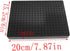 LQ Industrial Painting Stand Base 20 x 15.2x2.4cm(7.87x6x0.94inch) Color Clip Base Model Holder 14 x 19 Holes Alligator Clip Stick Set Modeling To...