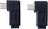1 Pair Right Left 90 Degree Angle Micro USB Male to Micro USB Female Adapter...