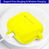 AirPods 3 Case Cover with Keychain, Soft Silicone Protective Case Compatible with AirPod 3rd Generation 2021, Shockproof, Colorful Earbuds Case Su...