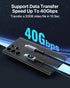 SOOPII USB 4 Cable with LED Display,Supports 8K Video,Max 40Gbps Data Transfer,240W USB C to USB C Charging Cable,Compatible with lPhone 15,MacBoo...