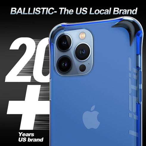 BALLISTIC Protective Case Compatible with iPhone 13 Pro Case (ONLY), with 1 × Camera Lens Protector, 2 Sets × Against Drop Corners, Shockproof Cas...