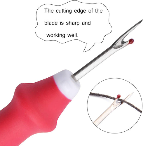 3pcs Ergonomic Seam Ripper Tool Stitch Remover Seam Cutter Hem Puller Stitch Ripper for Sewing Embroidery Quilting...