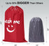 HOMEST 2 Pack XL Wash Me Travel Laundry Bag, Dirty Garments Organizer, Large Enough to Hold 4 Loads of Clothes, Easy Fit a Hamper or Clothing Bask...