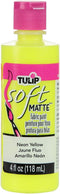 Tulip 26550 Soft Fabric Paint 4oz Neon Sunburst Yellow...