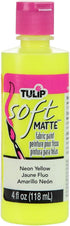 Tulip 26550 Soft Fabric Paint 4oz Neon Sunburst Yellow...