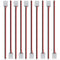 LightingWill 10pcs Pack Strip Wire Solderless Snap Down 2Pin Conductor LED Strip Connector for 8mm Wide 3528 2835 Single Color Flex LED Strips...