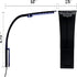 10W Super Slim Aquarium Fish Tank 5730 LED Light Clip-on Lamp Aquatic Plant Lighting (Black Body White+Blue Light)...