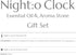 Night:o Clock Essential Aroma Oil & Aroma Stock Gift Set, 100% Pure Natural Oil...