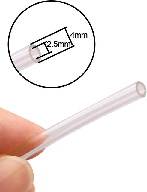 Pneumatic Hose 4mm OD 2.5mm ID Clear Polyurethane PU Tubing Air Compressor Pipe 10Meter (32.8ft)...