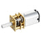 uxcell Micro Speed Reduction Motor DC 6V 200RPM with Full Metal Gearbox 0.18A Electric Gear Box Motor with 2 Terminals for DIY RC...