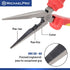 MichaelPro 8-Inch Insulated Long Needle Nose Plier, 1000V VDE Certified, for Electric Vehicles, Jaws Hardness HRC58 to 62, Two-Toned Anti-Slip Han...