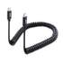 Cable Matters Coiled USB C to USB C Cable with 3A / 60W Fast Charging 1-4 Feet, Support Apple CarPlay, Android Auto, USB C Charger Cable, for iPho...
