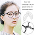 Eyeglass Nose Pads, Adhesive Anti-Slip Nose Pads, Soft Silicone Nose Pad Cushion for Glasses, Eyeglasses, Sunglasses, 12 Pairs(Clear)...