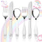 Lehoo Castle Toddler Utensils, 6 Pcs Toddler Silverware 2 Year Old, Toddler Forks and Spoons, Kids Silverware Set Stainless Steel, Metal Silverwar...