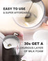 Milk Frother Handheld, ESCLAP Wirelessly Rechargeable Frother for Coffee, Electric Drink Mixer Handheld for Cappuccino, Frappe, Matcha, Hot Chocol...