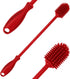 Silicone Bottle Cleaning Brush with Long Handle, BPA Free 12.5" Water Bottle Cleaner for Baby Bottles, Hydro Flask, Sports Bottle, Vase, Glassware...