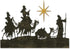 Sizzix Thinlits Dies Wise Men by Tim Holtz, 2-Pack, 5 1/4" x 2 3/4" - 1 1/2" x 2 1/4", Multicolor...