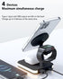 4 in 1 Wireless Charging Station with Light for Apple,Magnetic Wireless Charger Stand for iPhone 15/14/13/12,Apple Watch Series 9/8/7/Ultra 2/SE 2...