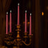 14 Pack Dark Red Taper Candles 12 Inch Tall 3/4 Inch Thick Burn 10 Hours (Burgundy)...