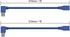 USB 3.0 Extension Cable 1FT 2 Pack 90 Degree Left & Right Angle USB Adapter Male to Female Short USB3 Cables Up & Down for Laptop TV USB Disk Mous...